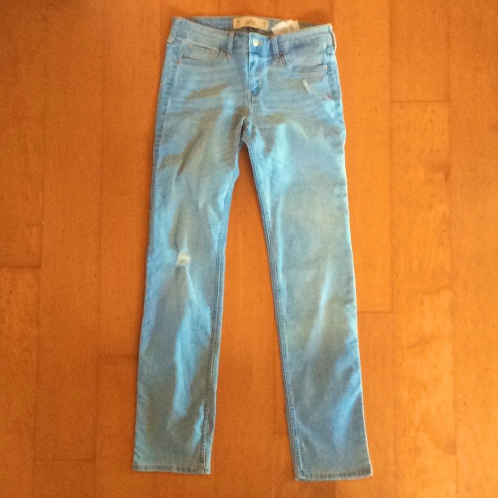 Hollister Blue Jeans 28 / 32 7R Pants Light Wash